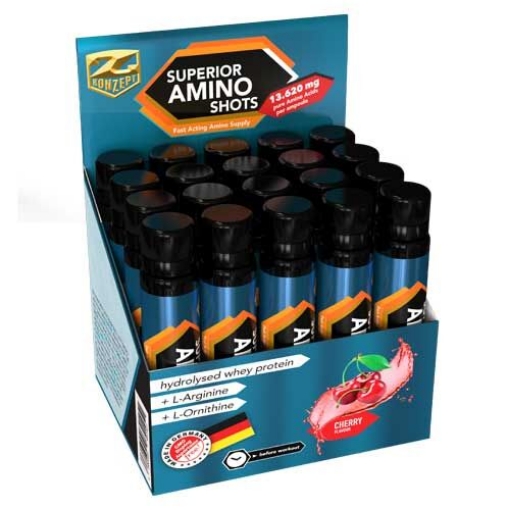 Obrázok z SUPERIOR AMINO SHOTS - 20X25ML KZ