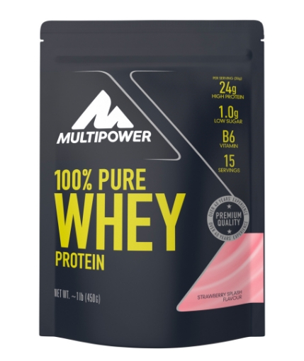 Obrázok z 100% Pure Whey Protein - 450g Jahodová MPower