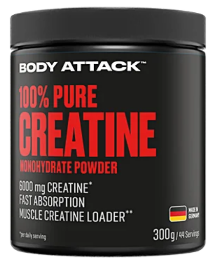 Obrázok z Kreatín 100% Prášok - 300g Body Attack