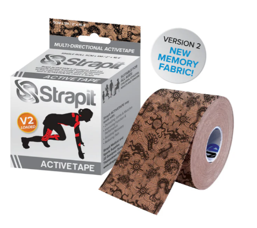 Obrázok z DYNAMIC ACTIVETAPE 5CM x 5M  - BÉŽOVÁ/ČIERNA