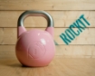 Obrázok z Ružová kettlebell 8 kg - ROCKIT