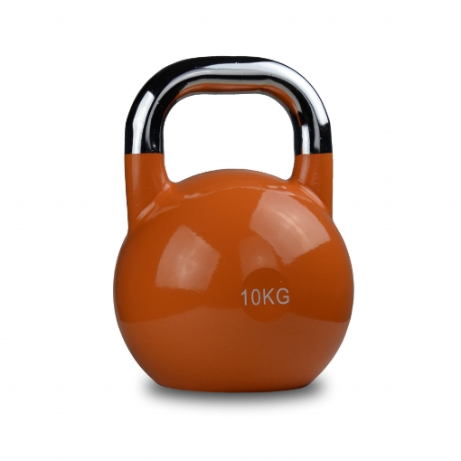 Obrázok z Oranžová kettlebell 10 kg