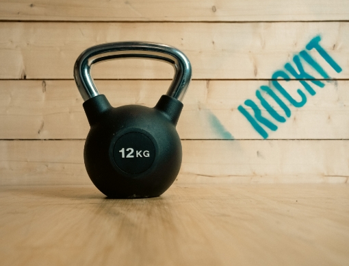 Obrázok z Čierna kettlebell 12 kg