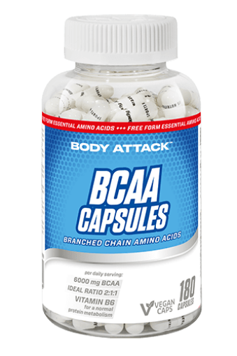 Obrázok z BCAA 180 Kapsúl - Body Attack