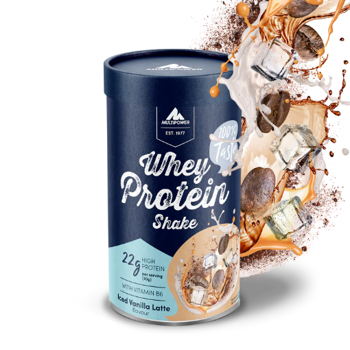 Obrázok z Srvátkový proteínový shake 420g - Iced Vanilla Latte MultiPower