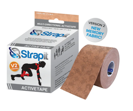 Obrázok z DYNAMIC ACTIVETAPE 7,5CM x 5M - BÉŽOVÁ/BÉŽOVÁ